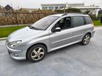 Peugeot 206sw, Auto's, Voorwielaandrijving, Monovolume, Zwart, 4 cilinders