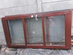Meranti buiten  glazen draaideur,ophalen Geraardsbergen., Enlèvement, Utilisé