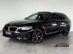 BMW 5 Serie 518 dA Touring-1ERPRO-COCKPIT-T.O-CARPLAY-CUIR-C, Auto's, BMW, 4 cilinders, Zwart, Leder, Bedrijf