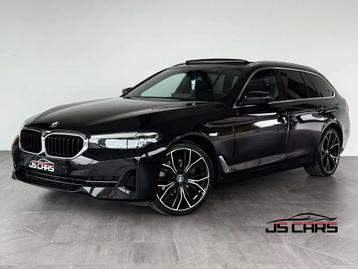 BMW 5 Serie 518 dA Touring-1ERPRO-COCKPIT-T.O-CARPLAY-CUIR-C beschikbaar voor biedingen