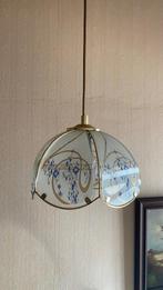 2 lusters en tafellamp, Huis en Inrichting, Lampen | Kroonluchters, Ophalen, Zo goed als nieuw, Glas