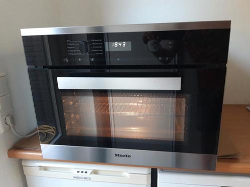 Zeer nette Miele combi microgolfoven met grill H6200BM, Elektronische apparatuur, Microgolfovens, Zo goed als nieuw, Inbouw, Combi-microgolfoven