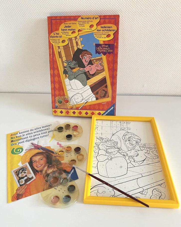 Peinture par numéros Le Bossu de Notre-Dame, Verzamelen, Disney, Nieuw, Papier, Kaart of Schrift, Overige figuren, Ophalen of Verzenden