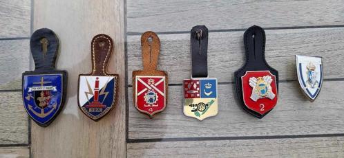 Lot 6 borsthangers ABL Landcomponent Landmacht, Verzamelen, Militaria | Algemeen, Landmacht, Embleem of Badge, Verzenden