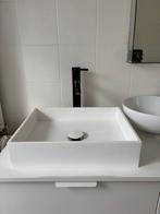 Lavabo kraan en blad, Huis en Inrichting, Badkamer | Badkamermeubels, Ophalen, Zo goed als nieuw