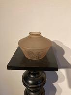 Gegraveerde glazen lampekap, Huis en Inrichting, Ophalen of Verzenden, Zo goed als nieuw