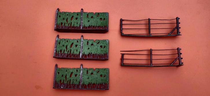 5 tuinhekken in metaal, Verzamelen, Speelgoed, Gebruikt, Ophalen of Verzenden