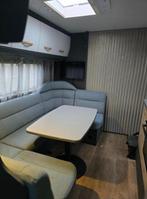 5-persoons caravan met volledig uitgeruste Dethleffs-stapelb, Caravans en Kamperen, Schokbreker, Dwars-stapelbed, Rondzit, 7 tot 8 meter