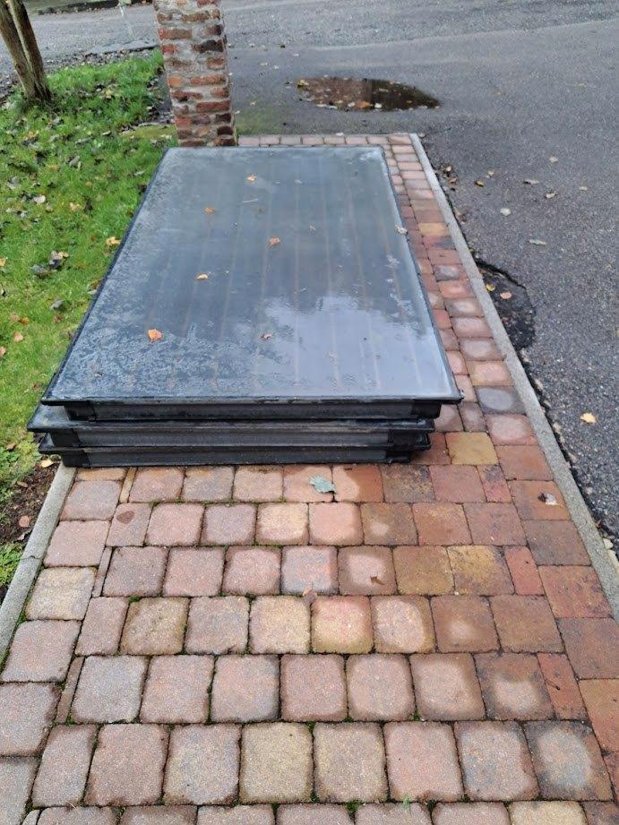 3 panneaux solaire eau chaude, Doe-het-zelf en Bouw, Chauffageketels en Boilers, Gebruikt, Ophalen