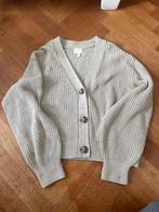 Gilet H&M vert clair/Kaki en coton, H&M, Taille 34 (XS) ou plus petite, Porté, Vert