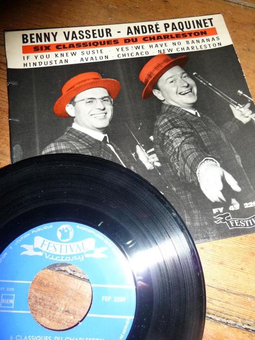 EP BENNY VASSEUR ANDRE PAQUINET if you know susie 1960, Cd's en Dvd's, Vinyl Singles, Single, Verzenden