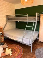 Stapelbed 3 personen metaal, Huis en Inrichting, Slaapkamer | Stapelbedden en Hoogslapers, Ophalen, Zo goed als nieuw, Stapelbed
