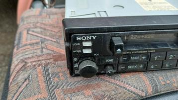 Auto radio vintage sony casette beschikbaar voor biedingen