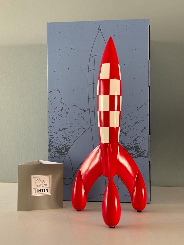 Fusée tintin 30cm, Antiquités & Art, Art | Objets design, Enlèvement ou Envoi