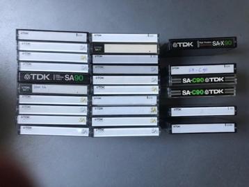 26 TDK SA cassettebandjes  beschikbaar voor biedingen