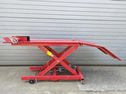 Motorhefbrug voor brommers en scooters met werk aan, Auto diversen, Autogereedschap, Gebruikt, Ophalen