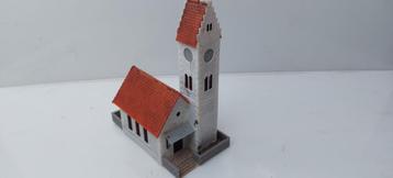 HO Dorpskerk met muurschildering beschikbaar voor biedingen