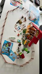 Playmobil 4190 paarden manege met huifkar 5228 en hekken, Kinderen en Baby's, Speelgoed | Playmobil, Complete set, Gebruikt, Ophalen