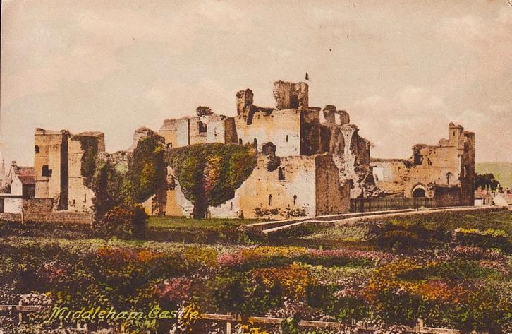 ANGLETERRE - Château de Middleham [Castle Hill], Collections, Cartes postales | Étranger, Non affranchie, Angleterre, Envoi