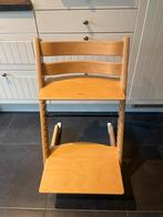 Tripp Trapp Stokke Original, modèle de triptrap naturel, Enlèvement ou Envoi, Comme neuf, Chaise évolutive, Plateau amovible