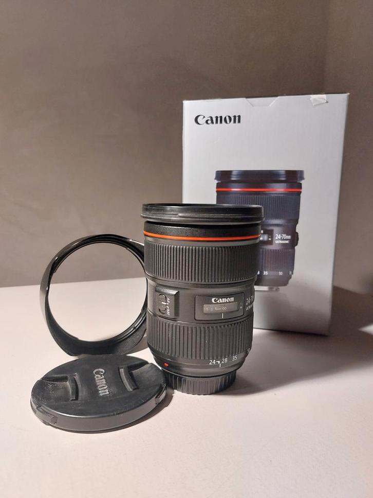 Canon EF 24-70 mm f/2.8L II USM versie 2, Audio, Tv en Foto, Foto | Lenzen en Objectieven, Zoom
