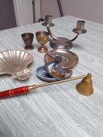 Lotje met antieke objecten uit verschillende (edel)metalen., Ophalen