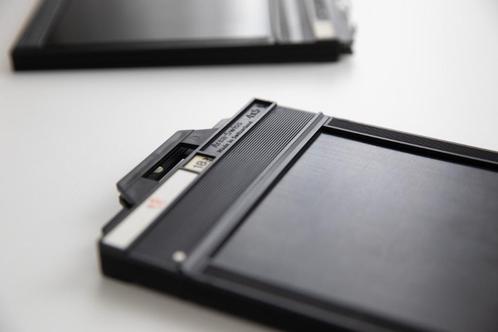 4 x 5" technische camera vlakfilm cassette 3 stuks, Audio, Tv en Foto, Fotocamera's Analoog, Gebruikt, Ophalen