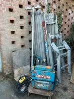 Steinweg pannenlift ladderlift bouwlift lift 13m + knikstuk, Ophalen, Gebruikt