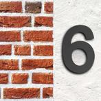 Huisnummer 3D | Antraciet | 6, Tuin en Terras, Ophalen of Verzenden, Nieuw, Staal