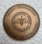 Medaille, Penning, Para-Commando, Nec Jactantia Nec Metu, Verzamelen, Militaria | Algemeen, Ophalen of Verzenden, Landmacht, Lintje, Medaille of Wings