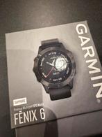 Garmin fenix 6 SAPPHIRE + 2 bracelets interchangeables NEUFS, Enlèvement, Utilisé, Noir, GARMIN