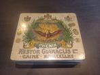 Ancienne boite metal cigarettes Phenix caire bruxelles, Ophalen of Verzenden, Zo goed als nieuw