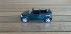 Mini Cooper S Cabrio, Welly, Ophalen of Verzenden, Zo goed als nieuw