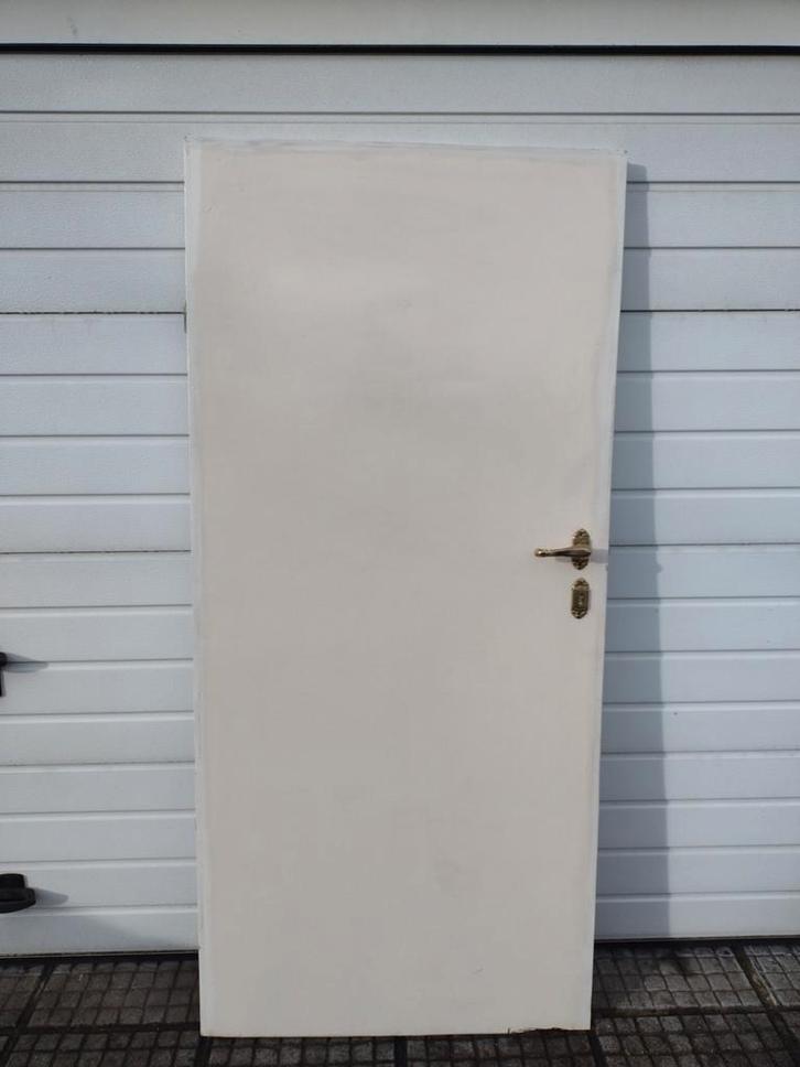 Porte intérieure entièrement en bois 182 x 83,5 x 4 cm, Bricolage & Construction, Fenêtres & Moustiquaires, Utilisé, Porte intérieure