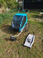 Fietskar Thule Coaster XL & babyhangmat, Fietsen en Brommers, Ophalen, Zo goed als nieuw