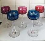 Val Saint Lambert glazen & karaf Gekleurd Kristal✨😍🎁👌, Antiek en Kunst, Ophalen of Verzenden