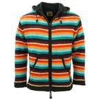 Handgemaakte wollen hoodie Large kleur retro, Vêtements | Hommes, Pulls & Vestes, Enlèvement ou Envoi