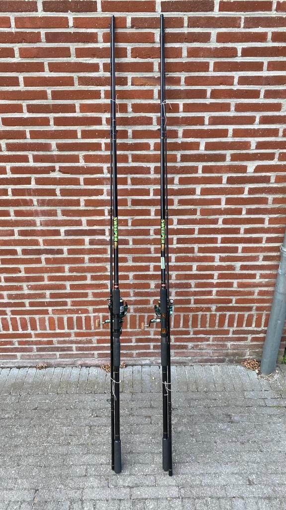 Karperhengel + foedraal, Watersport en Boten, Hengelsport | Karpervissen, Gebruikt, Complete set, Ophalen