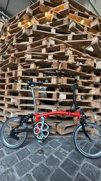 Brompton' Sport Red S2L ultralichte Kojak-banden, Fietsen en Brommers, Fietsen | Vouwfietsen, Ophalen, Brompton, 14 tot 16 inch