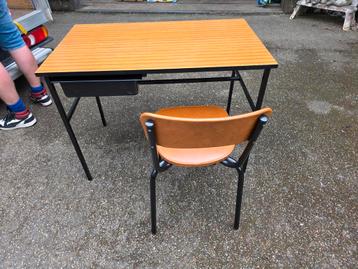 Vintage bureau in formica, Ophalen, Zo goed als nieuw, Bureau