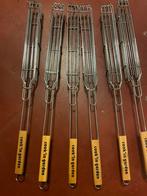 6x BBQ Grill Rek Met Houten Handvat, Ophalen, Nieuw