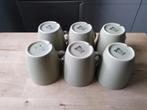 6 groene koppen Ikea, Huis en Inrichting, Keuken | Servies, Ophalen of Verzenden, Zo goed als nieuw, Effen, Kop(pen) en/of Schotel(s)