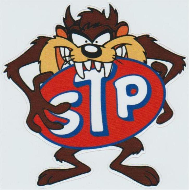 STP Tasmanian Devil sticker #3, Motoren, Accessoires | Stickers, Verzenden