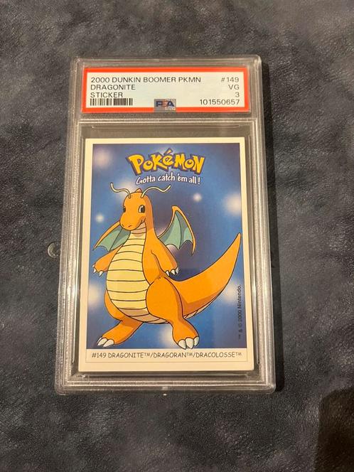 Dragonite sticker, Hobby en Vrije tijd, Verzamelkaartspellen | Pokémon, Zo goed als nieuw, Ophalen of Verzenden