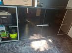 Zwarte dressoir kast, Huis en Inrichting, Ophalen, Gebruikt