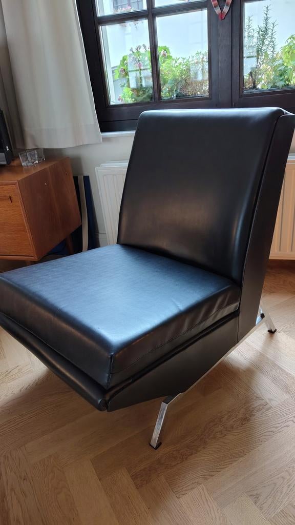 Vintage 1p zetel jaren '60, Huis en Inrichting, Zetels | Zetels, Gebruikt, Eenpersoons, Ophalen