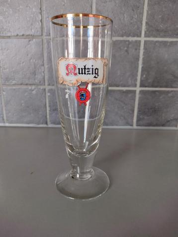 Vintage bierglas Mutzig 7