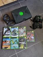 Xbox original inclusief 2 controllers en 7 spelletjes, Consoles de jeu & Jeux vidéo, Consoles de jeu | Xbox Original, Enlèvement