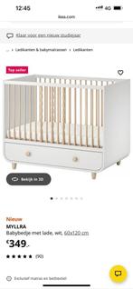 Baby bed + commode IKEA MYLLRA ledikant, Kinderen en Baby's, Kinderkamer | Complete kinderkamers, Ophalen, Zo goed als nieuw