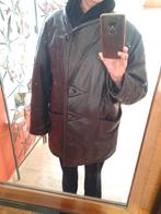 Veste en cuir noir - hiver - T.46-48-50, Enlèvement ou Envoi, Porté, Taille 46/48 (XL) ou plus grande, Noir